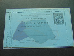Carte Lettre Pneumatique Télégramme à 50 Centimes N°. E4 (Storch) Neuve - Pneumatische Post