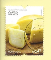 TIMBRES - STAMPS - FRANCOBOLLI - SELLOS - PORTUGAL - 2011 -  FROMAGES PORTUGAIS - CASTELO BRANCO - TIMBRE OBLITÉRÉ - Food