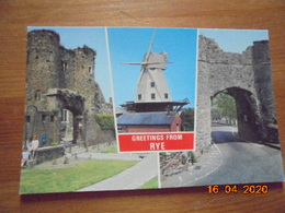 Greetings From Rye. The Windmill. Ypres Castle. The Strand Gate. Dennis 67 - Rye