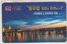 SOUTH KOREA - HANARO TELECOM - PRAHA - PRAGUE CITY LANDSCAPE - Culture