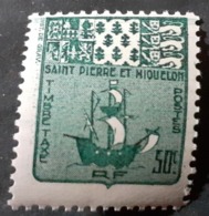 Amérique >St.Pierre Et Miquelon  Timbres-taxe Neufs N° 69 - Segnatasse