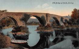 010351 "SCOZIA - OLD BRIDGE OF FORTH - STIRLING" BARCA, FIUME, PONTE.  CART NON SPED - Stirlingshire