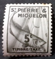 Amérique >St.Pierre Et Miquelon  Timbres-taxe Neufs N° 32* - Segnatasse