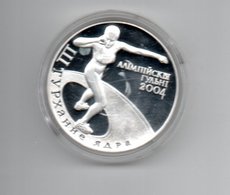 BELARUS WIT RUSLAND 20 ROEBEL 2003 ZILVER PROOF FEMALE SHOT PUTTER DISCUSWERPEN - Wit-Rusland