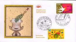 France 3479/80 Fdc Champagne, Anniversaire, Fête - Vins & Alcools