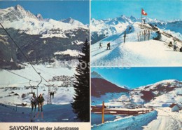 Savognin An Der Julierstrasse 1215 M - Winterkurort - Ski Resort - Cable Car - 54323 - 1971 - Switzerland - Used - Savognin