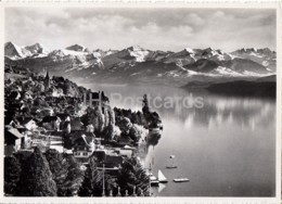 Hilterfingen Am Thunersee Mit Eiger Monch Jungfrau U Blumlisalp - 26 - 1958 - Switzerland - Used - Hilterfingen