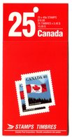 RC 16980 CANADA BK125 FLAG & MOUNTAINS ISSUE CARNET COMPLET FERMÉ CLOSED BOOKLET NEUF ** TB MNH VF - Full Booklets