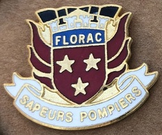 SAPEURS POMPIERS - FLORAC - ETOILES - ARMOIRIE - LOZERE - OCCITANIE - FRANCE   -        (24) - Pompiers