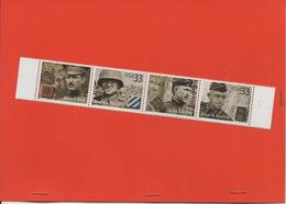 M8 BANDE DE 4 TIMBRES MILITAIRES - Unused Stamps