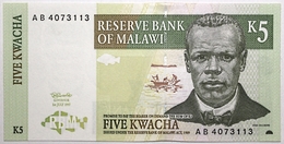 Malawi - 5 Kwacha - 1997 - PICK 36a - NEUF - Malawi