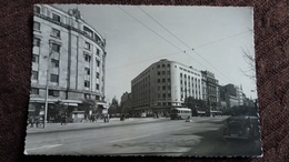 CPSM TROLLEYBUS BELGRADE BEOGRAD TERAZIJE 1956 YOUGOSLAVIE - Bus & Autocars