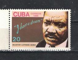 Cuba 1986 The 18th Anniversary Of The Death Of Martin Luther King, Human Rights Campaigner  (MNH)  - Justice - Nuovi