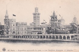 EXPOSITION UNIVERSELLE PARIS 1900 . Les Pavillons étrangers . 1 ère Planche - Exposiciones