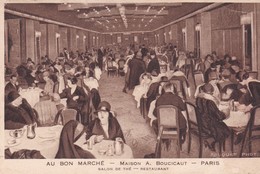 PARIS . AU GRAND MARCHE . Maison A. BOUCICAUT . Salon De Thé . Restaurant  ( Carte Commerciale ) - Other & Unclassified