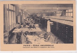 PARIS . ECOLE UNIVERSELLE . Inscription Des élèves Et Expédition Des Cours (PUB) - Enseignement, Ecoles Et Universités