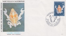 Enveloppe  FDC  1er Jour   NOUVELLE CALEDONIE   Le   Monde  Des   Profondeurs   1989 - Crustaceans