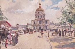 PARIS . LES INVALIDES . Illustr. George STEIN . ( Calèche à Impériale ) - Other Monuments