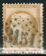 A1-36 - N°55  Obl - GC 3151 Rive De Gier (42) - 1871-1875 Cérès