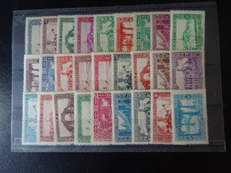 Algérie 27 Timbres Neufs* Avec Charnière 1936/1937 N° 101 à 126 - Unused Stamps