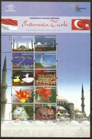 Indonesia 2008 MiNr. 2674 - 2683  Indonesien Turkey Joint Issue Cats Bridges Mosques  1bl MNH** 7,00 € - Nuevos