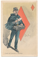 Gaston NOURY - Valet De Carreau, Message - Facteur - Altre Illustrazioni