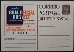 Portugal - Stationery / Inteiro Postal (IP) - GUIA OFICIAL DOS CTT - Uncirculated ($30 Caravela) - Ganzsachen
