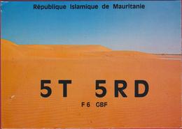 QSL Card Amateur Radio Station Funkkarte 1985 Republique Islamique De Mauritanie Nouakchott Mauritania Mauretanien - Radio Amateur