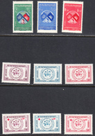 Cambodia 1957,1959 Mint No Hinge, Sc# ,SG ,Yt 63-65,78-83, Mi 72-74,92-97 - Cambogia