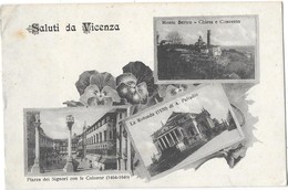 Saluti Da VICENZA (Italie) Carte à 3 Vues - Vicenza