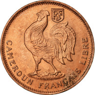 Monnaie, Cameroun, 50 Centimes, 1943, Pretoria, SPL, Bronze, KM:6 - Camerun