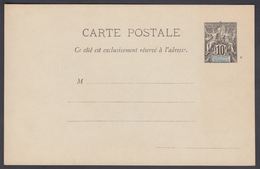 1900. GUADELOUPE Et DEPENDANCES. CARTE POSTALE.  10 C. Black.  () - JF321946 - Storia Postale