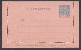 1900. GUADELOUPE Et DEPENDANCES. CARTE LETTRE.  25 C. Blue.  () - JF321983 - Storia Postale