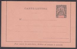 1900. GUADELOUPE Et DEPENDANCES. CARTE LETTRE.  25 C. Black.  () - JF321988 - Briefe U. Dokumente