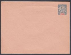 1900. GUADELOUPE Et DEPENDANCES. Envelope 145 X 112 Mm.  25 C. Blue.  () - JF322018 - Storia Postale