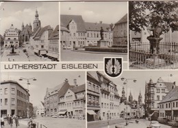 AK Lutherstadt Eisleben - Mehrbildkarte - Werbestempel Plasten Und Elasten Aus Schkopau - 1978 (49175) - Eisleben
