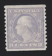 US #456 1914-16 Violet Type I Wmk 190 Perf 10 Vert Mint NG F-VF Scv $250 - Unused Stamps