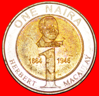 · EAGLE: NIGERIA ★ 1 NAIRA 2006 MACAULAY 1864 1946! LOW START ★ NO RESERVE! - Nigeria