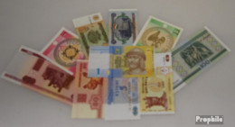 Ehemalige Sowjetunion 10 Verschiedene Banknoten  GUS-Staaten - Verzamelingen