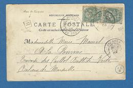 BOUCHES DU RHONE BOITE URBAINE B De ALLAUCH PLAN DE CUQUES Pour MARSEILLE ST MARCEL - 1877-1920: Periodo Semi Moderno