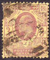 GREAT BRITAIN 1906 KEVII 3d Pale Reddish-Purple/Orange Yellow SG232c Used - Nuovi