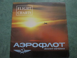 AEROFLOT Soviet Airlines (8 Pages Dont 2 Doubles) - Publicidad