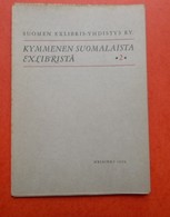 SUOMEN EXLIBRIS -YHDISTYS RY. - KYMMENEN SUOMALAISTA EXLIBRISTÄ - 2 - Helsinski, 1959 - Bookplates