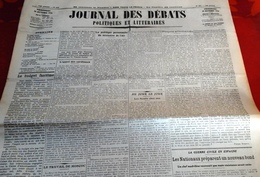 Journal Des Débats 30 Octobre 1936 Guerre Espagne Madrid Prête à Tomber,programme Ministère De L'air Pierre Cot - General Issues