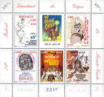 MONACO 2000, Circus Monte Carlo, Michel BL82 MNH 26757 - Cirque