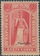 Stati Uniti D'america,United States,U.S.A,NEWSPAPERS PERIODICALS 60 Cents,Stamp(Facsimile)Reproduction - Prove, Ristampe & Saggi