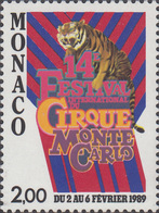 MONACO 1988, Circus Monte Carlo, Michel 1892 MNH 26744 - Cirque