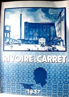 RIVOIRE ET CARRET  PATES ALIMENTAIRES  4 PAGES ILLUSTREES PRESENTANT LES USINES ISSUES DE L'ILLUSTRATION 1930 DECORATIF - Posters