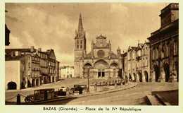 33    Gironde    Bazas      Place De La Iv Republique - Bazas