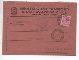 1965 - ENVELOPPE MINISTERO DEI TRASPORTI E DELL'AVIAZIONE CIVILE Di GENOVA - 1961-70: Marcophilia